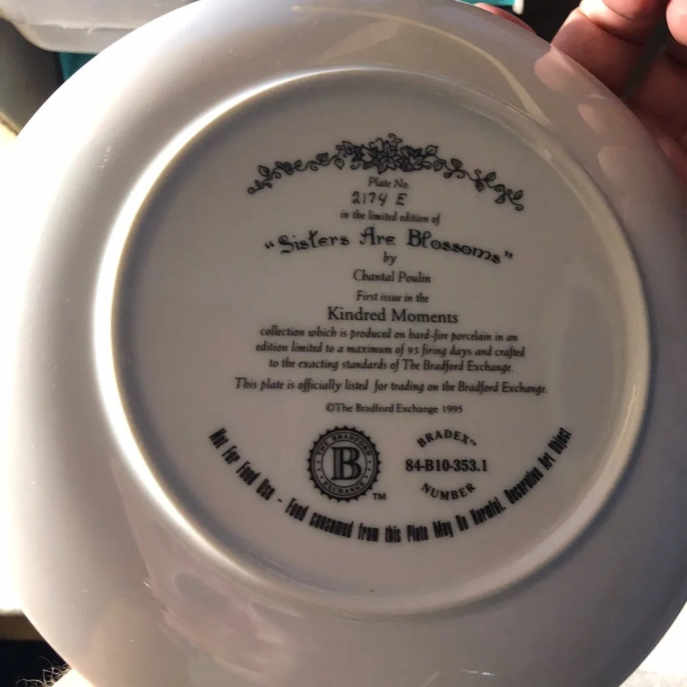 Bradford exchange plate